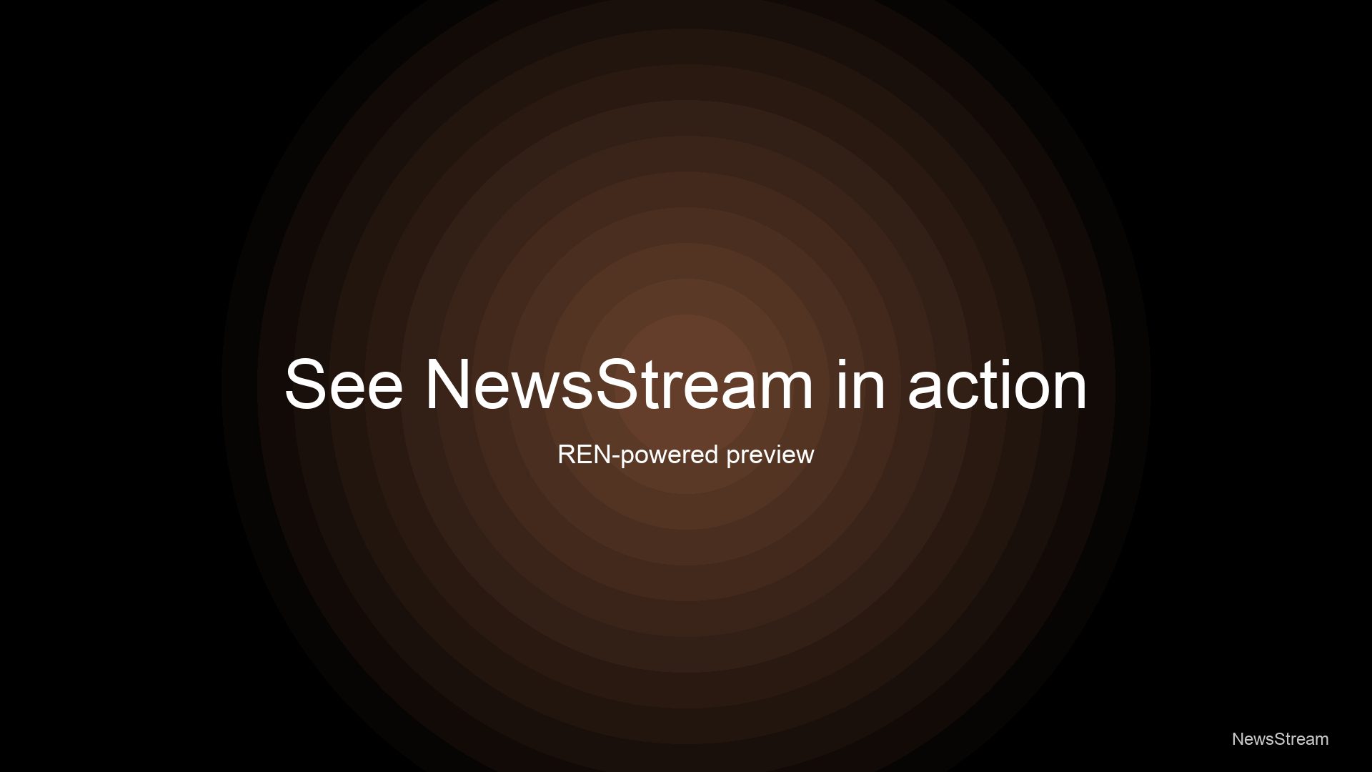 See NewsStream in action